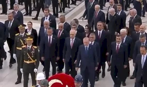 Büyük Zafer'in 104. yıl dönümünde devlet erkanı Anıtkabir'de