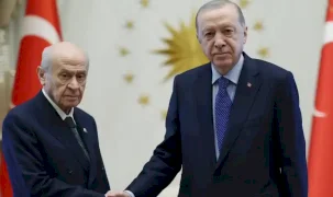 Cumhurbaşkanı Erdoğan, Bahçeli'yi Külliye'de kabul etti