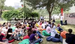 Denizli’de gençler doğa ve sanatla buluştu