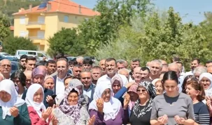 Denizli’de Gömce-İmrallı yolunda mutlu son