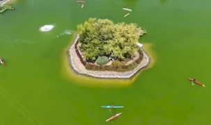 Eskişehir’de çocuklar yazı kano ile geçirdi