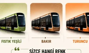 Gaziantepliler tramvay renklerini kendileri netleştirecek