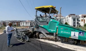 İzmir Bergama’da yollar yenileniyor