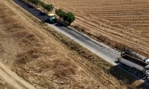 Kırsal yollara neşter