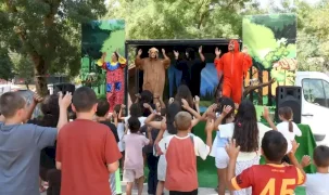 Kocaeli'de çocuklar tatilin tadını eğlenceyle çıkardı