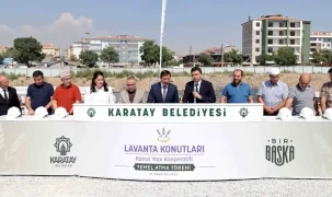 Karatay Lavanta Konutları'nda temeller atıldı