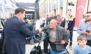 Konya Karatay'da 80 akülü araç sahiplerine teslim edildi