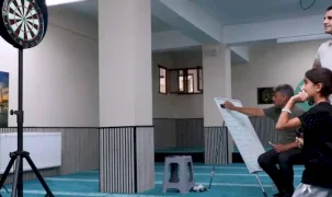Konya Karatay'da Kur'an kurslarında dart turnuvası heyecanı