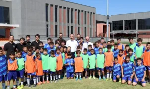 Konya Selçuklu'da minik sporculara ziyaret