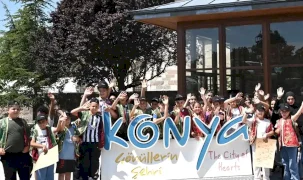 Konya’da gençler yaz okulunda şehri keşfetti
