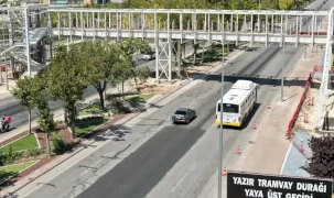 Konya'da o yaya üst geçidinin yapımı son aşamaya geldi