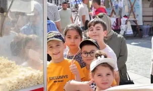 Kütahya Germiyan Sokak çocuklarla şenlendi