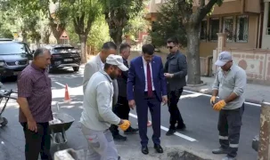 Kütahya'da Başkan Kahveci'den çalışmalara yakın mercek