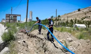 Malatya MASKİ'den Hekimhan'a yeni hat
