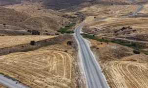 Malatya Yazıhan'ın yol standardı yükseldi