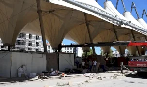Malatya'da konteynerler kalkıyor