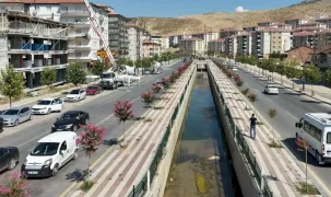 Malatya'da yeşil alanlar peyzajla güzelleşiyor