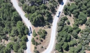 Manisa Ayvacık yoluna 6 kilometrelik asfalt