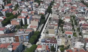 Manisa Salihli’de 4 caddeye sıcak asfalt