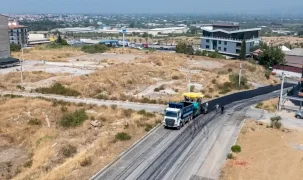 Manisa Turgutlu'ya 4 bin ton sıcak asfalt