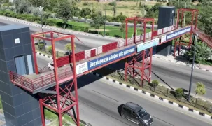 Manisa’da üst geçide asansör kolaylığı