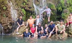 Mardinli doğaseverler Zore Kanyonu'nda serinledi