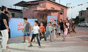 Mersin’de çocuklar geleneksel oyunlarla buluştu