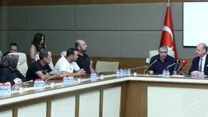 Milletvekili Bilgin TBMM'de maden işçilerinin ailelerini kabul etti