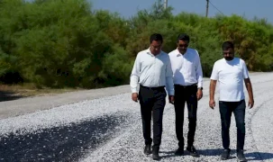 Muğla Milas'ta geniş kapsamlı sathi kaplama çalışması