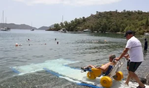 Muğla’da engelsiz deniz keyfi