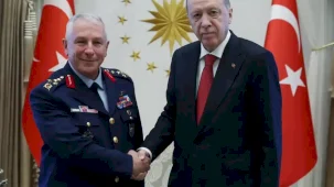 Orgeneral Kadıoğlu'ndan Cumhurbaşkanı Erdoğan'a veda ziyareti
