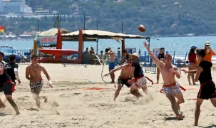 Pamucak Sahili’nde spor şöleni