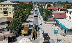 Sakarya Akyazı’da altyapı hattı için saha çalışmaları başladı