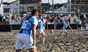 Sakarya Kocaali Sahili'nde futbol kupayla taçlandı