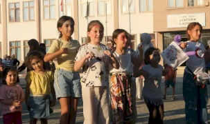 Sakarya Taraklı'da çocuklarla 'Gezgin' buluşma