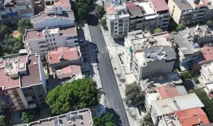 Salihli’nin Şüheda Caddesi sil baştan yenileniyor