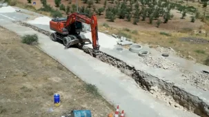 ŞUSKİ’den Bozova’ya güçlü kanalizasyon yatırımı