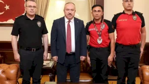 Türkiye ikincisi polis memurundan Genel Müdür Fidan'a ziyaret