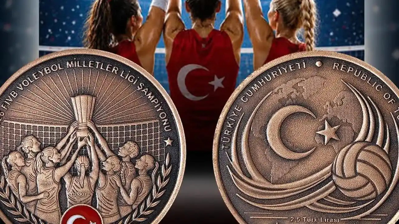 Voleybol Milletler Ligi şampiyonluğu için hatıra para satışa çıkıyor