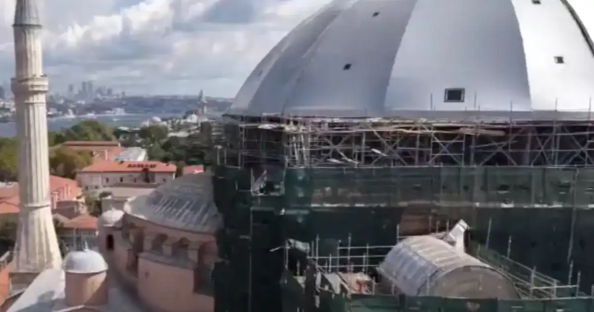 Bakan Ersoy açıkladı, Ayasofya’da restorasyonda yeni süreç
