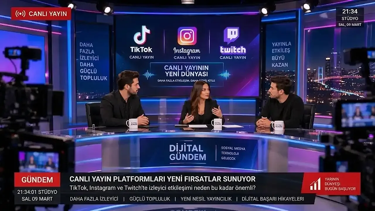 Canlı Yayın Ekonomisi Büyüyor: Dijital Dünyada İzleyici Artık Yayının Bir Parçası