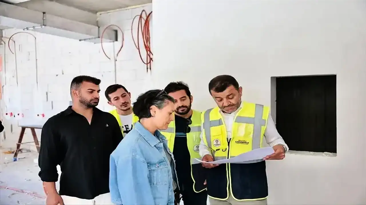Denizli'de Kınıklı Sosyal Tesisi hızla yükseliyor