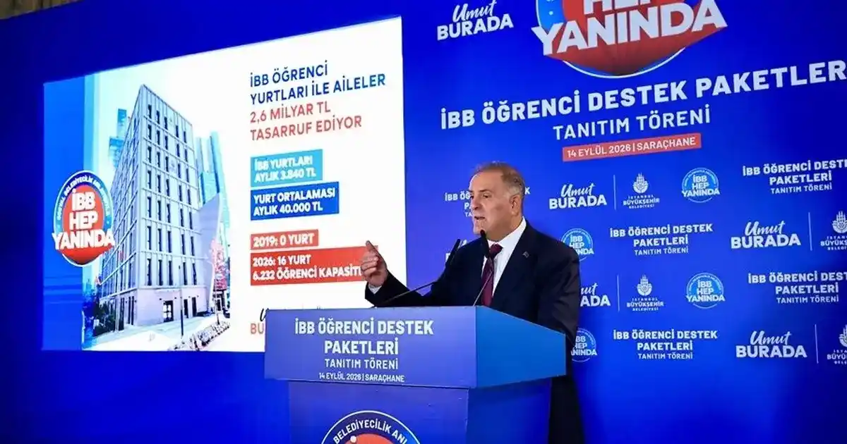 İstanbul Büyükşehir'den öğrencilere 8,7 milyar liralık destek paketi