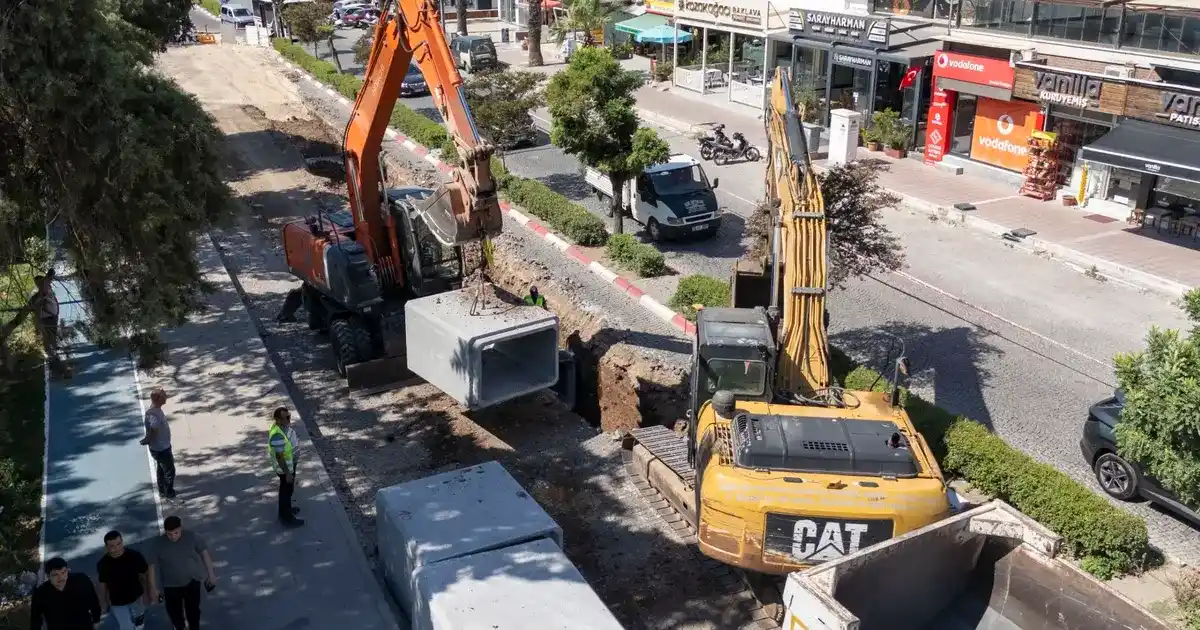 İzmir Bergama’da taşkın riskine karşı yeni hat