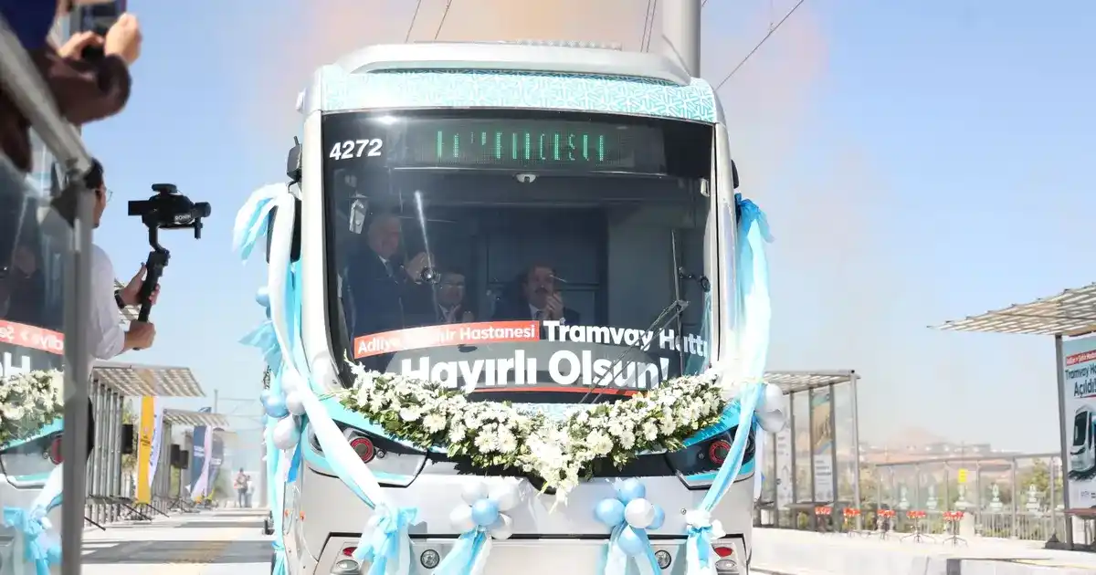 Konya’da Adliye-Şehir Hastanesi Tramvay Hattı açıldı