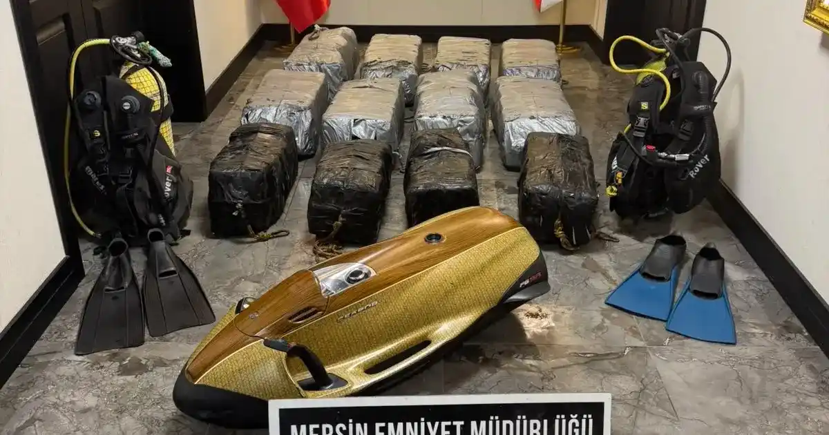 Mersin Limanı’nda gemiden 350 kilo kokain çıktı