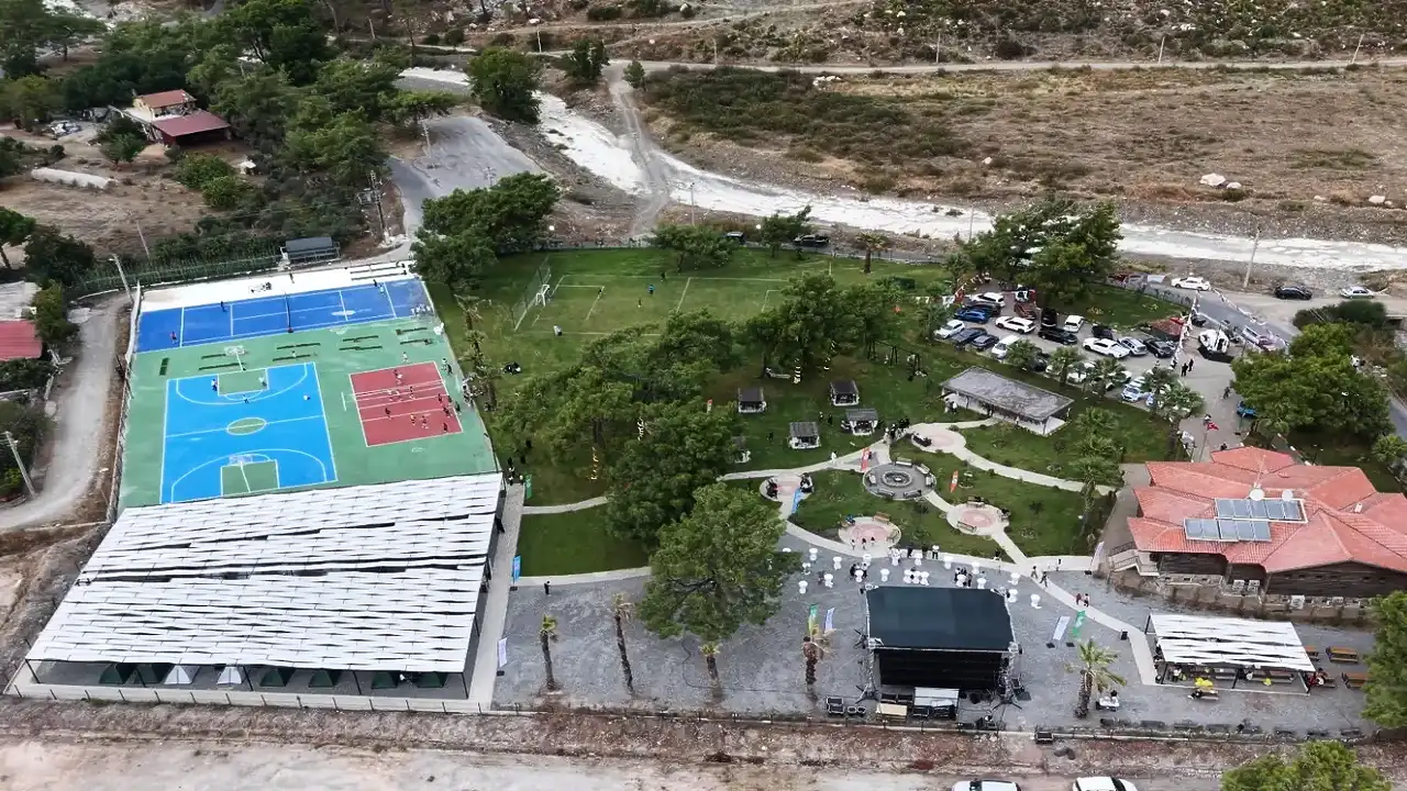 Muğla'da Asparan kamp ve spor tesisleri açıldı