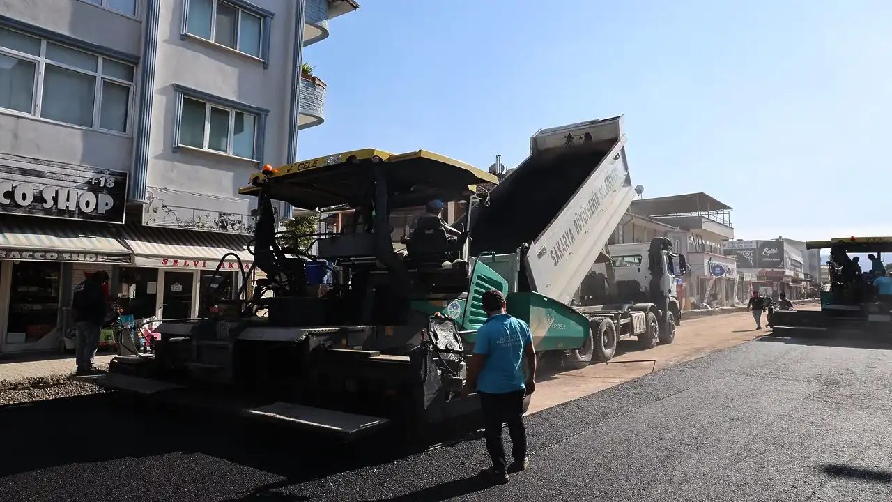 Sakarya Arifiye Atatürk Caddesi yenilemesinde sona gelindi
