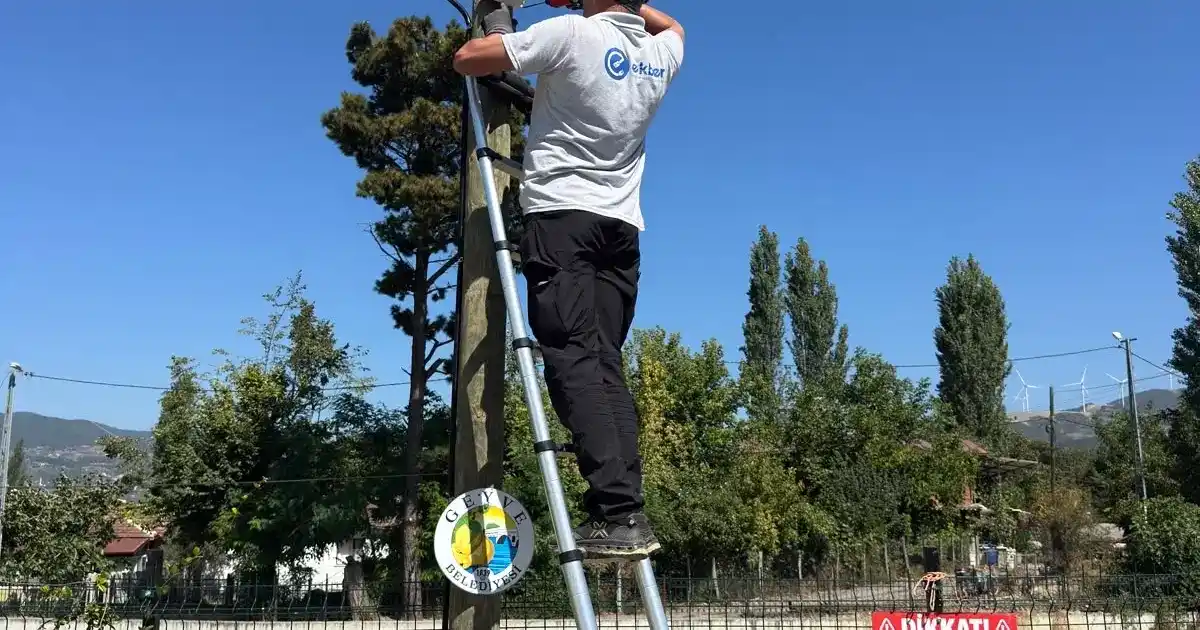 Sakarya Geyve'de parkların kameraları kayda başladı