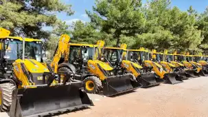 Antalya'da ASAT filosuna 30 yeni iş makinesi